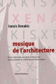Couverture Musique de l\'architecture Editions Parenthèses 2006