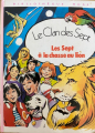 Couverture Les sept à la chasse au lion Editions Hachette (Bibliothèque Rose) 1979