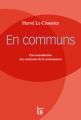Couverture En communs : Une introduction aux communs de la connaissance Editions C&F 2015