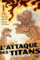 Couverture L'Attaque des Titans : Before the Fall, Édition Colossale, tome 01 Editions Pika 2023