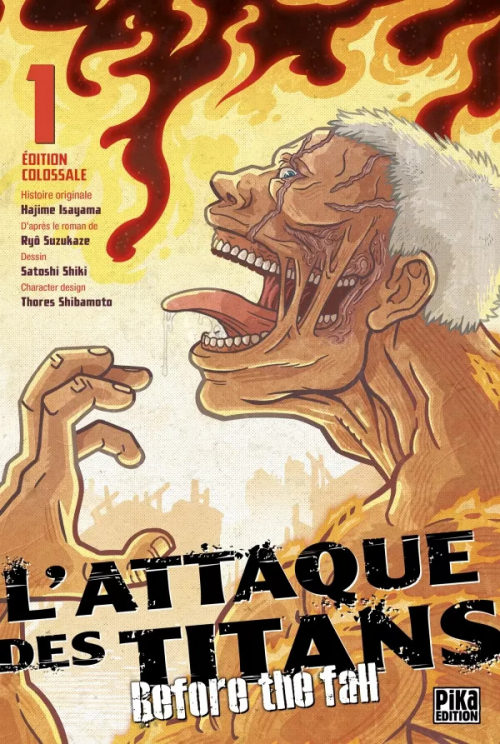 Snk Edition Colossale Tome 12 Date De Sortie L'Attaque des Titans : Before the Fall, Édition Colossale, tome 01