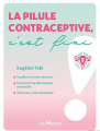 Couverture La pilule contraceptive, c’est fini ! Editions Jouvence (Les Pratiques) 2022