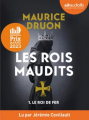 Couverture Les rois maudits, tome 1 : Le roi de fer Editions Audiolib 2022