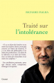Couverture Traité sur l'intolérance Editions Grasset (Essais français) 2023