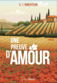 Couverture Une preuve d’amour  Editions Prisma 2020