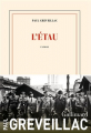 Couverture L'étau Editions Gallimard  (Blanche) 2022