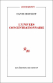 Couverture L'univers concentrationnaire Editions de Minuit (Documents) 2015