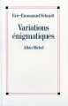 Couverture Variations énigmatiques Editions Albin Michel 1996