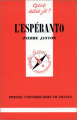 Couverture Que sais-je? : L'espéranto Editions Presses universitaires de France (PUF) 1995