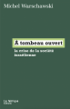 Couverture À tombeau ouvert : La crise de la société Israélienne Editions La Fabrique 2003