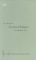 Couverture La mort d'Antigone : La tragédie de Créon Editions Presses universitaires de France (PUF) 1999