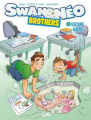 Couverture Swan et Néo : Brothers, tome 2 : Escape Game Editions Soleil 2022
