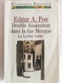 Couverture Double assassinat dans la rue Morgue, suivi de La lettre volée Editions Larousse (Classiques) 1992