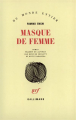 Couverture Masque de Femme Editions Gallimard  (Du monde entier) 1988