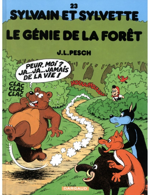 Couverture Sylvain et Sylvette, tome 23 : Le génie de la forêt