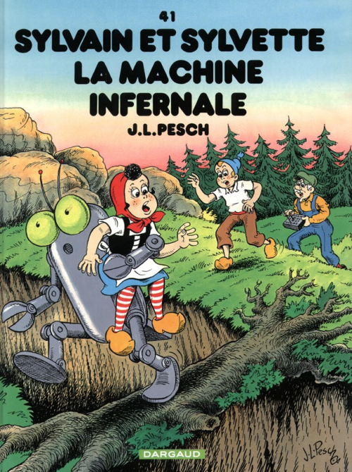 Couverture Sylvain et Sylvette, tome 41 : La machine infernale