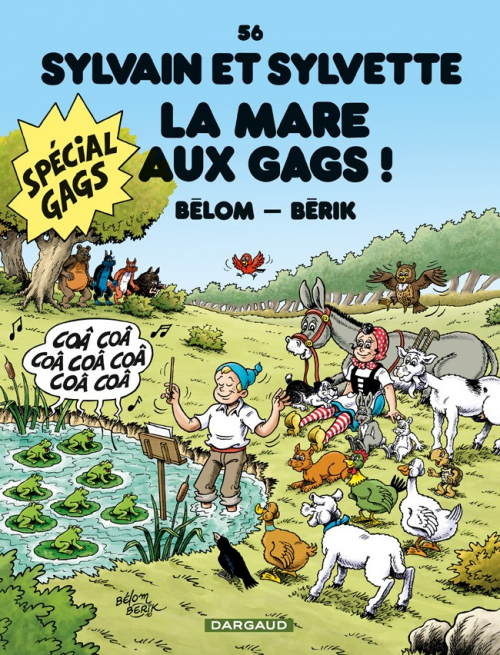 Couverture Sylvain et Sylvette, tome 56 : La mare aux gags !