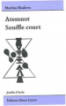 Couverture Atemnot - Souffle court Editions Héros-Limite (Feuilles d’herbe) 2023