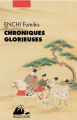 Couverture Chroniques glorieuses Editions Philippe Picquier 2023