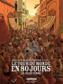 Couverture Le tour du monde en 80 jours (BD), tome 1 Editions Delcourt (Ex-libris) 2008
