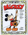 Couverture L'intégrale de Mickey, tome 3 : Mickey fait du camping, Les amis de Mickey, Mickey détective Editions Dargaud 1981