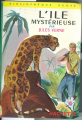 Couverture L'île mystérieuse Editions Hachette (Bibliothèque Verte) 1960