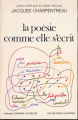 Couverture La poésie comme elle s'écrit Editions Ouvrières 1979