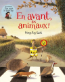 Couverture En avant, les animaux ! Editions Gallimard  (Jeunesse) 2023