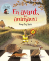 Couverture En avant, les animaux ! Editions Gallimard  (Jeunesse) 2023
