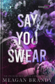 Couverture Say You Swear Editions Shingfoo 2023