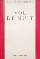 Couverture Vol de nuit Editions Gallimard  (1000 soleils) 1931