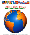 Couverture Atlas des pays Editions Gallimard  (Jeunesse - Mes premières découvertes) 1996
