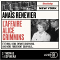 Couverture L’Affaire Alice Crimmins Editions Lizzie 2023