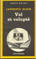 Couverture Vol et Volupté Editions Gallimard  (Série noire) 1981