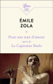 Couverture Pour une nuit d'amour suivi de Le capitaine Burle Editions Librio 2022