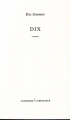Couverture Dix Editions Gallimard  (L'arpenteur) 2011