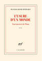 Couverture L'usure d'un monde Editions Gallimard  (Blanche) 2023