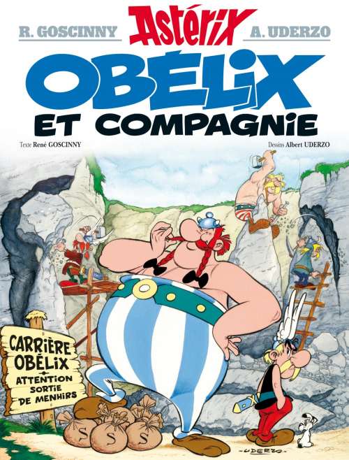 Couverture Astérix, tome 23 : Obélix et compagnie