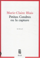 Couverture Petites Cendres ou la capture Editions Boréal / Seuil 2021