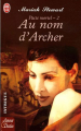 Couverture Pacte Mortel, tome 2 : Au nom d'archer Editions J'ai Lu (Amour & destin) 2005