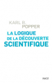 Couverture La logique de la découverte scientifique Editions Payot 2017