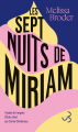 Couverture Les Sept Nuits de Miriam Editions Christian Bourgois  (Littérature étrangère) 2023