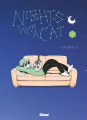 Couverture Nights with a cat, tome 1  Editions Glénat (Manga poche) 2023