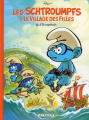 Couverture Les Schtroumpfs et le village des filles, tome 6 : L'île vagabonde Editions Le Lombard 2023