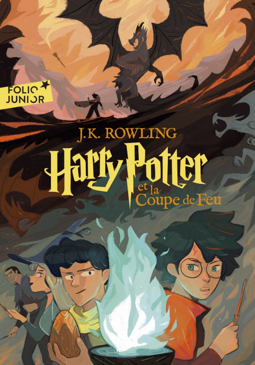 Couverture Harry Potter, tome 4 : Harry Potter et la Coupe de feu