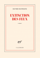 Couverture Extinction des feux Editions Gallimard  (Blanche) 2023