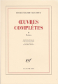 Couverture Oeuvres complètes, tome 2 Editions Gallimard  (Blanche) 1977