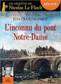 Couverture L'inconnu du pont Notre-Dame Editions Audiolib 2015