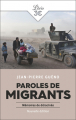 Couverture Paroles de migrants Editions Librio (Document) 2023