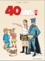 Couverture 40 ans en BD Editions Glénat 2020